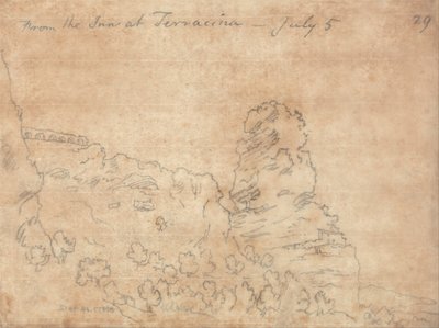 Desde la posada en Terracina de John Robert Cozens
